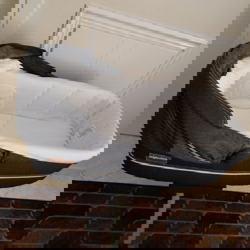 Inglesina Trilogy System Duo Village Denim stroller frame white like new