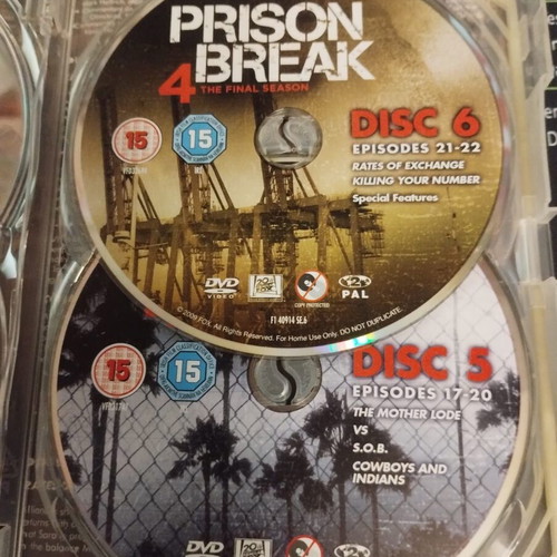 Prison Break Season 4 DVD like new, complete set