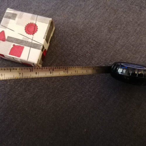 Keychain tape measure used, Ellenit promotional