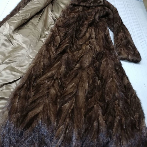 Fur coat with natural hair, like new