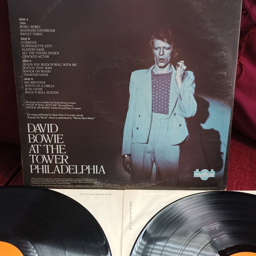David Live 2xLP used, original 1977 English edition