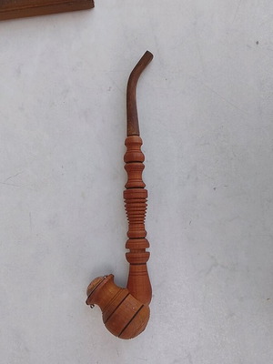 Wooden decorative pipe used 30 cm