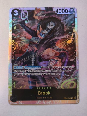 Κάρτα One Piece TCG Brook EB01-046 SR σαν καινούργιο