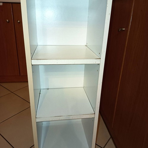 Shelf used, small wooden shelving unit