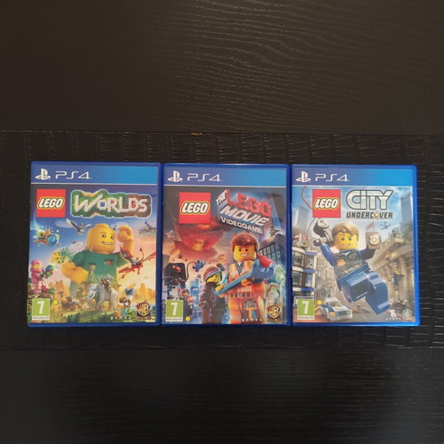 LEGO 3-Game Bundle for PlayStation 4 used, City Movie Worlds