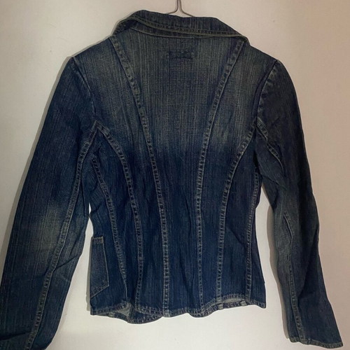 Women's denim jacket used, size S, blue