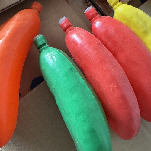 Carrot and other toy whistles, pack of 14