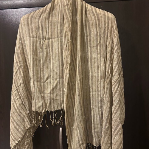 Scarf new gold color without tag
