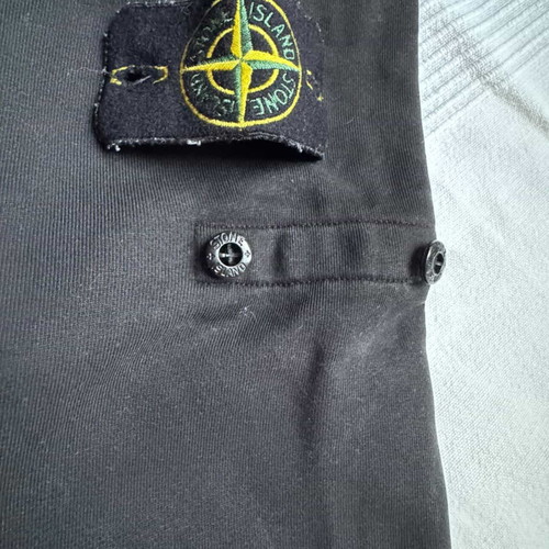 Stone Island black hoodie size medium like new