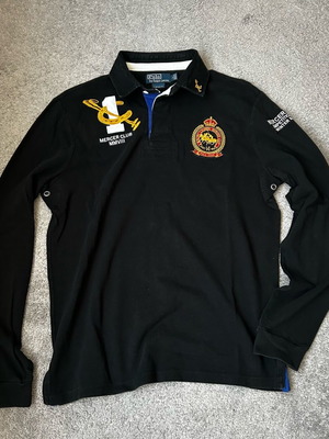 Polo Ralph Lauren Rugby Polo L μεταχειρισμένο, μαύρο