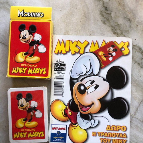 Miky Maous Comic Playing Cards 2001 new, limited edition