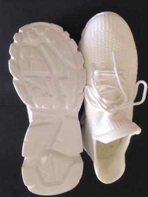 White sock-style sneakers size 38