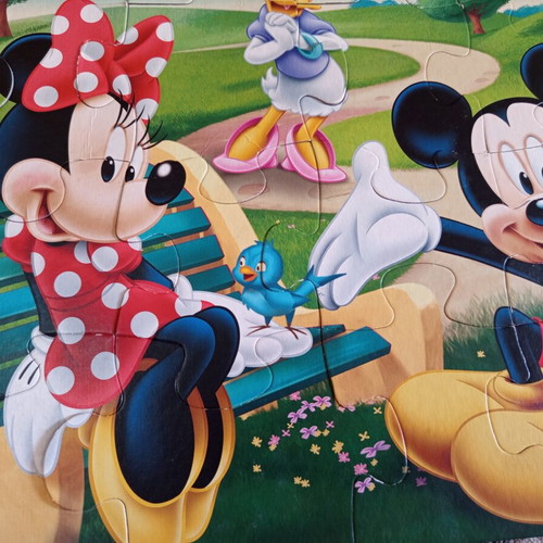 Mickey Mouse Puzzle maxi size 24 pieces like new