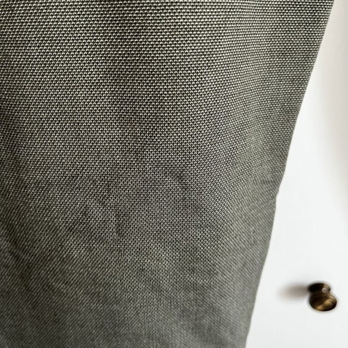 Men's cotton fabric pants straight fit, like new, brown and green