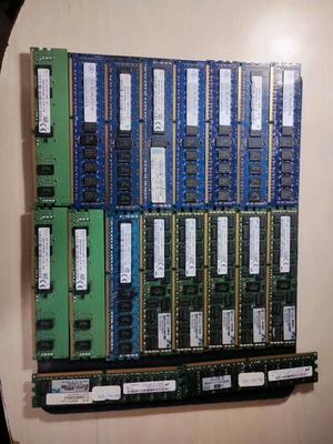 RAM 84GB DDR3 ECC και 24GB DDR4 ECC μεταχειρισμένη, 2400MHz