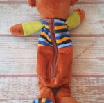 Plush school pencil case monkey like new