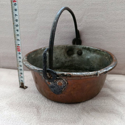 Copper jug used, very old in good condition