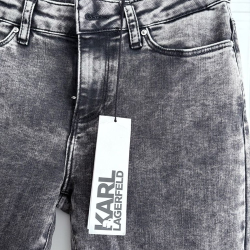 Karl Lagerfeld jeans new, dark gray with wash, size 25