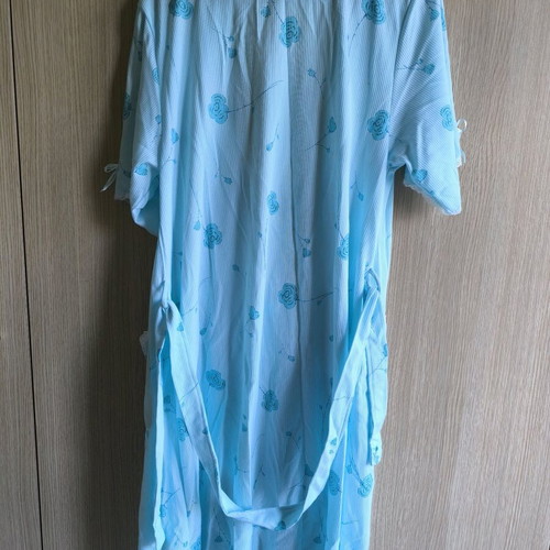 Women's robe like new, turquoise, size M-L