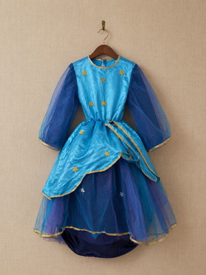 Queen of the Night Carnival Dress like new, stars, up to 11 years