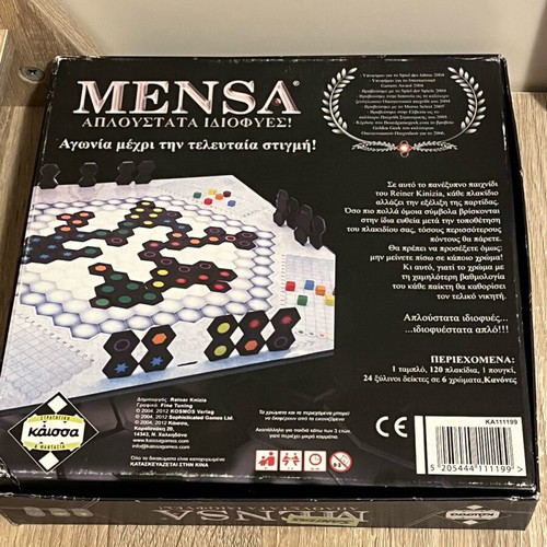 Mensa board game like new with all pieces and instructions