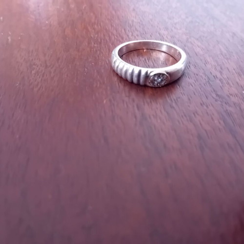 Silver 925 and gold 585 ring used, size 10