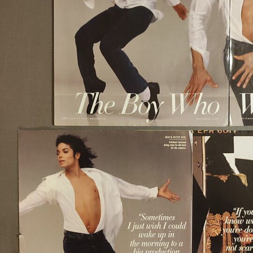 Michael Jackson Vanity Fair magazine used, anniversary collectible