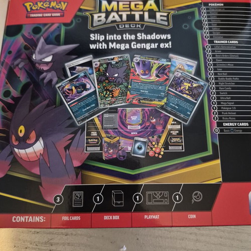 Mega Gengar Battle Deck new with Haunter Illustration rare card