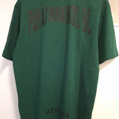 Panathinaikos BC Adidas Essentials Linear Single Jersey Tee new, authentic