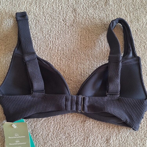 H&M swimwear bra new, size 38, dark blue