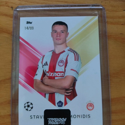 Stavros Pnevmonidis Rookie Card Olympiacos Topps Total Football like new
