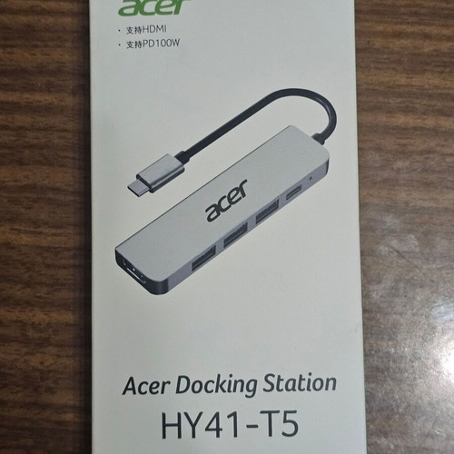 Acer Docking Station HY41-T5 new with USB-A, USB-C and 4K HDMI