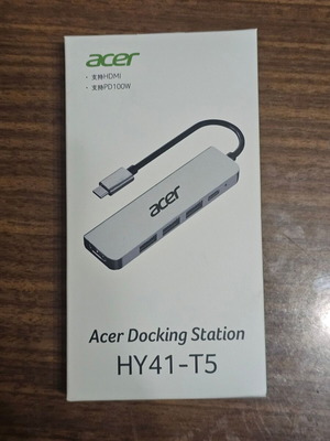 Acer Docking Station HY41-T5 new with USB-A, USB-C and 4K HDMI