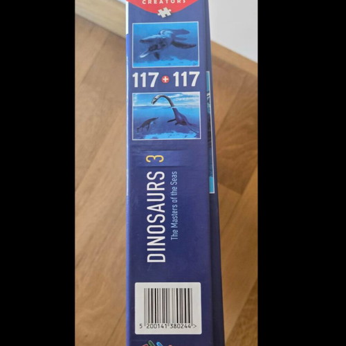 Master Puzzle Creators Dinosaurs 3 puzzle set, sea reptiles