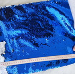 Blue sequin shoulder bag new