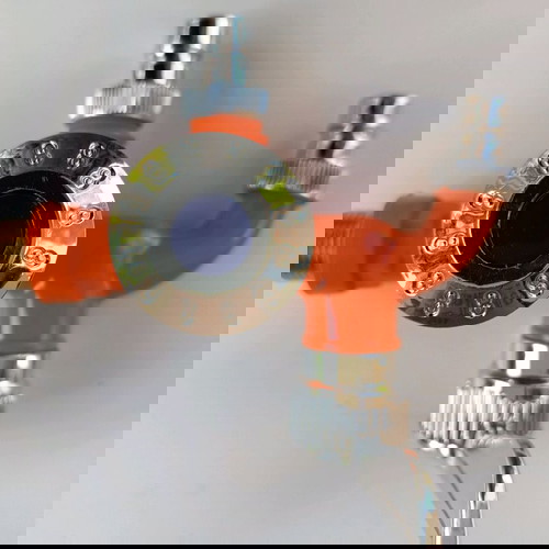 Βρύση κήπου διπλή καινούργια με προστασία στις uv ακτίνες 1/2