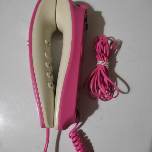 Telco landline phone pink, like new