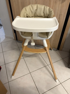 Highchair 4-in-1 with removable tray and cushion