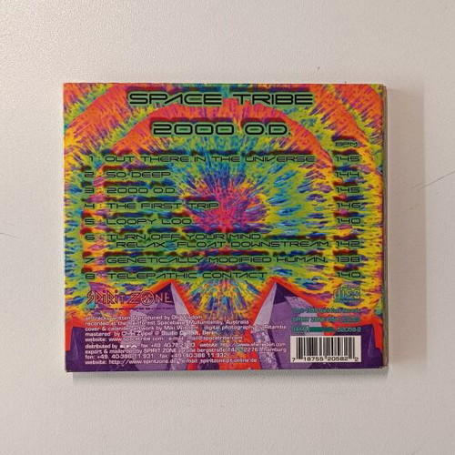 Space Tribe 2000 O.D. CD like new, electronic music