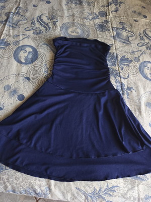 Shein blue strapless dress like new