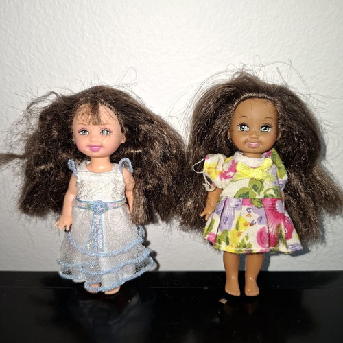 Barbie small dolls used, pack only