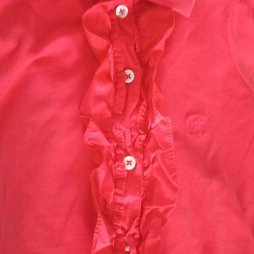 Henry Cottons polo shirt like new, women's, red