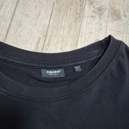 Cropp Trust Progress cotton t-shirt size L like new, black