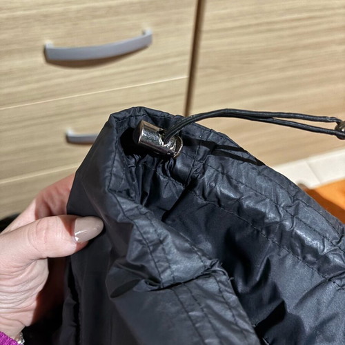 Women's long jacket used, size M, black Splendid