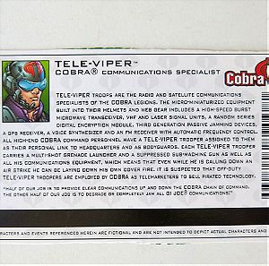 GI Joe "Tele - Viper" (2003 - 2005) filecard