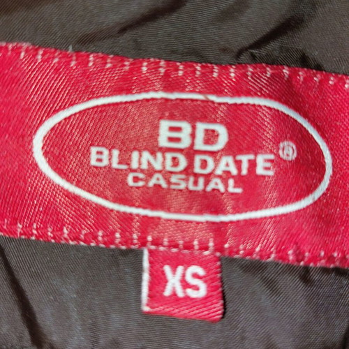 Bomber Blind Date Casual brown puffer jacket size XS like new