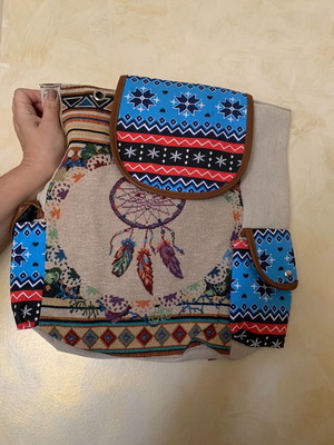 Τσάντα boho πλάτης καινούργια