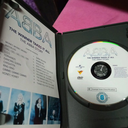 Abba The Abba Story DVD like new, subbed
