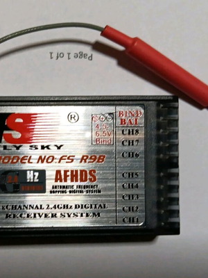 Fly Sky RS 8 Channel RC Receiver 2.4GHz new