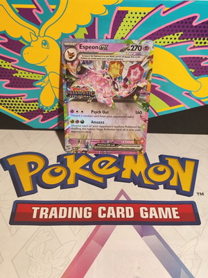 Espeon ex Pokemon TCG κάρτα σαν καινούργια, Prismatic Evolutions